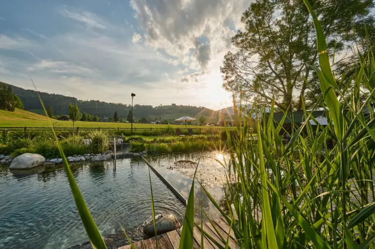Garten im Landhaus Huber, Sommerurlaub in Altenmarkt im Pongau
