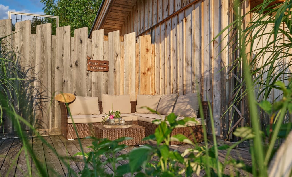 Garten im Landhaus Huber, Sommerurlaub in Altenmarkt im Pongau